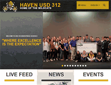 Tablet Screenshot of havenschools.com